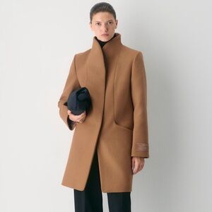 Wilfred Cocoon Coat Camel Wool Cashmere Made in Canada XXS